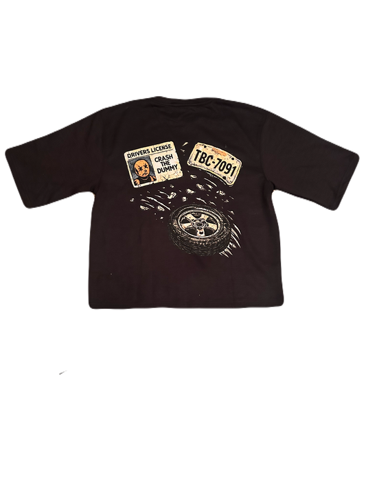 Black Crash Dummy Graphic Tee
